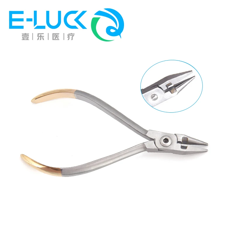 

1Pcs Dantal Orthodontic Plier Light Wire Bending Cutter NITI Archwire Cinch Back Plier Loop Forming Wire Plier