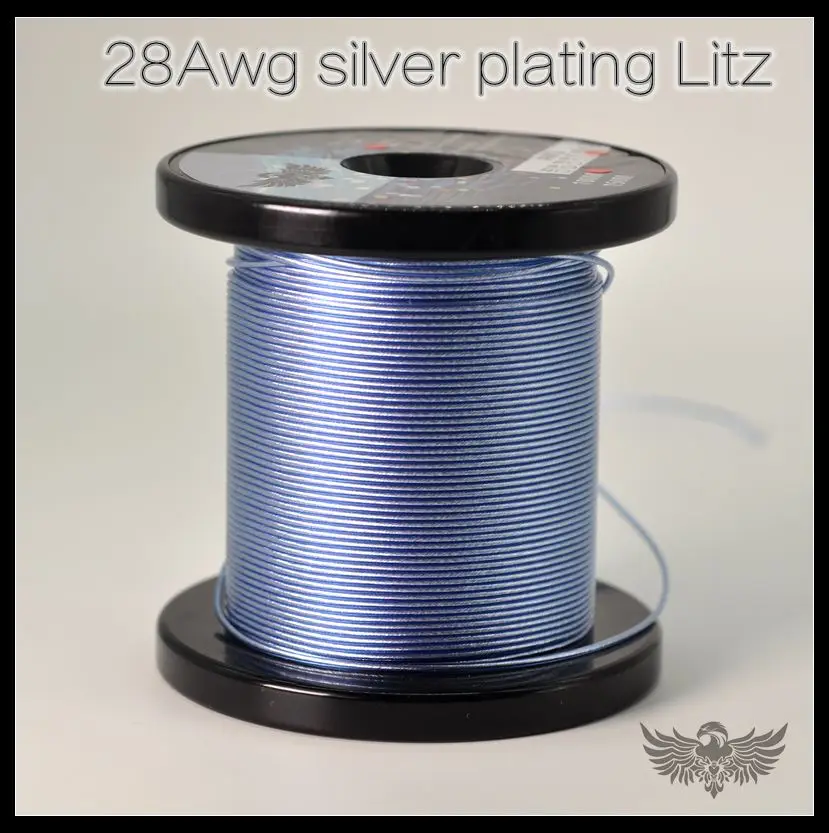 LITZ OCC silver platin  Headphone Upgrade Line 7N UP-OCC SILVER 28AWG MMCX  UPOCC 99.99998%  LIZT Independent shielding NEOTECH