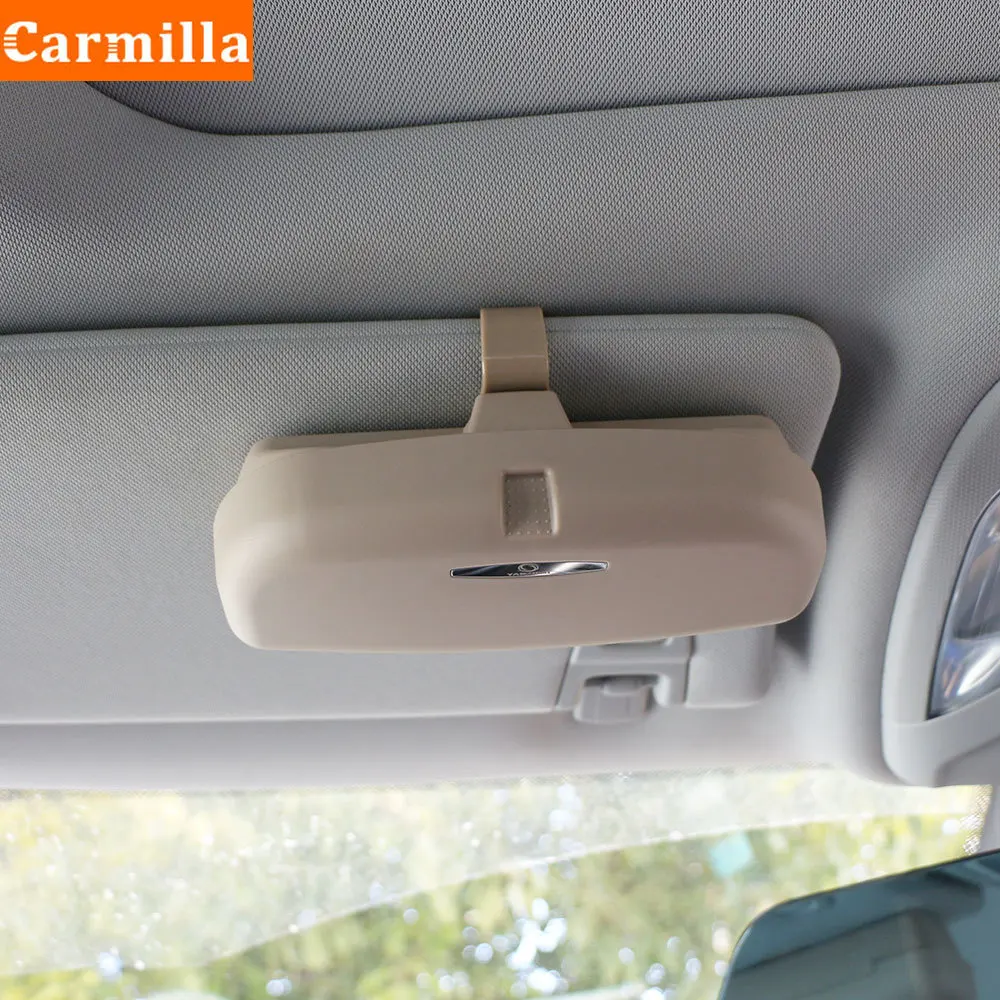 Carmilla ABS Glasses Holder Car Sun Visor Glasses Case for Lada Granta Vesta Kalina Priora Vesta Xray Datsun Mi-Do on-Do