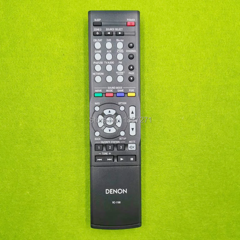 

New Original Remote Control RC-1168 For Denon AVR-1713 AV Amplifier