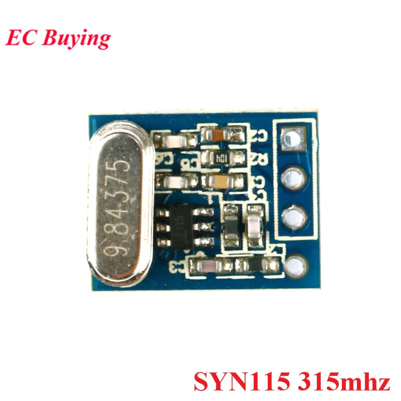 1-10Pcs SYN115 SYN480R F115 315MHZ 433MHZ Wireless Receiver Transmitter Module Board ASK/OOK 6.7458 13.560MHz Crystal Oscillator