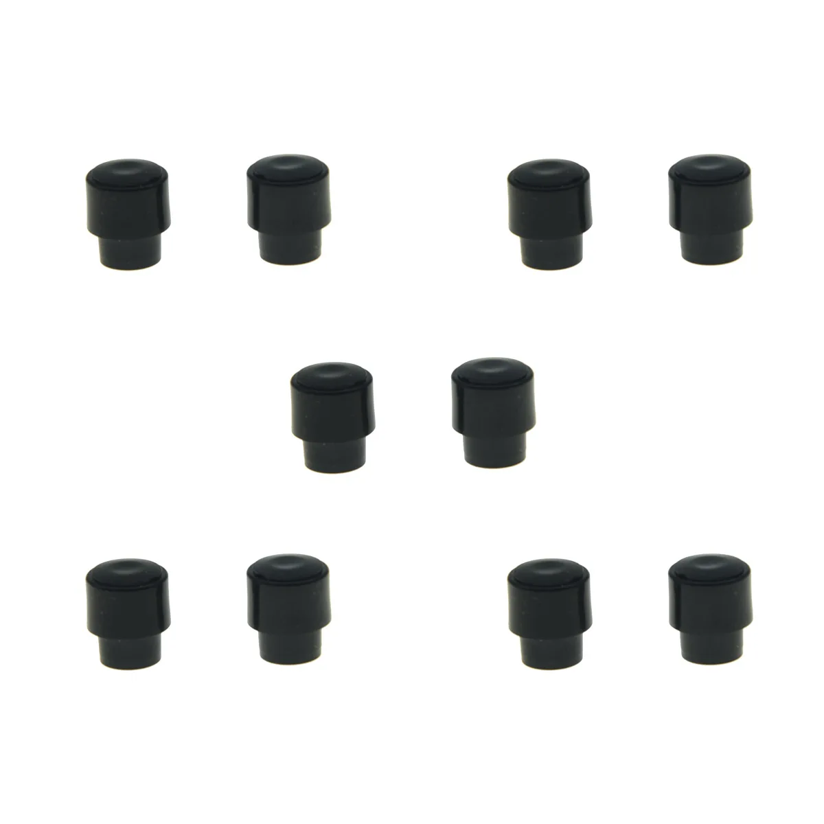 Dopro 10pcs Barrel Switch Tip 3 Way/4 Way Pickup Selector Switch Knob for U.S. Tele/Telecaster Black/Ivory/White