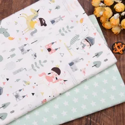 Cartoon Animal 100% Cotton Fabric Diy Patchwork Quilting Handmade Baby Cloth Dress Bedding Blanket Sheets Tilda Tissus Tecidos