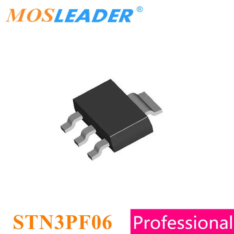 Mosleader STN3PF06 SOT223 100PCS 1000PCS P-Channel 60V 3A 3PF06 Made in China Mosfet High quality