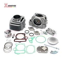 YX140cc Cylinder Head Piston Ring Gasket Kit For 56mm Bore YinXiang 140cc 150cc 1P56YMJ 1P56FMJ 1P56FMJ-5 Engine Dirt Pit Bike