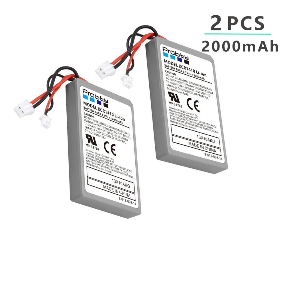 Voor SONY PS4 PS4 PRO slim LIP1522 Dualshock 4 V1 V2 Draadloze Controller Playstation GamePad 4x2000mAh Oplaadbare batterij - afbeelding 1