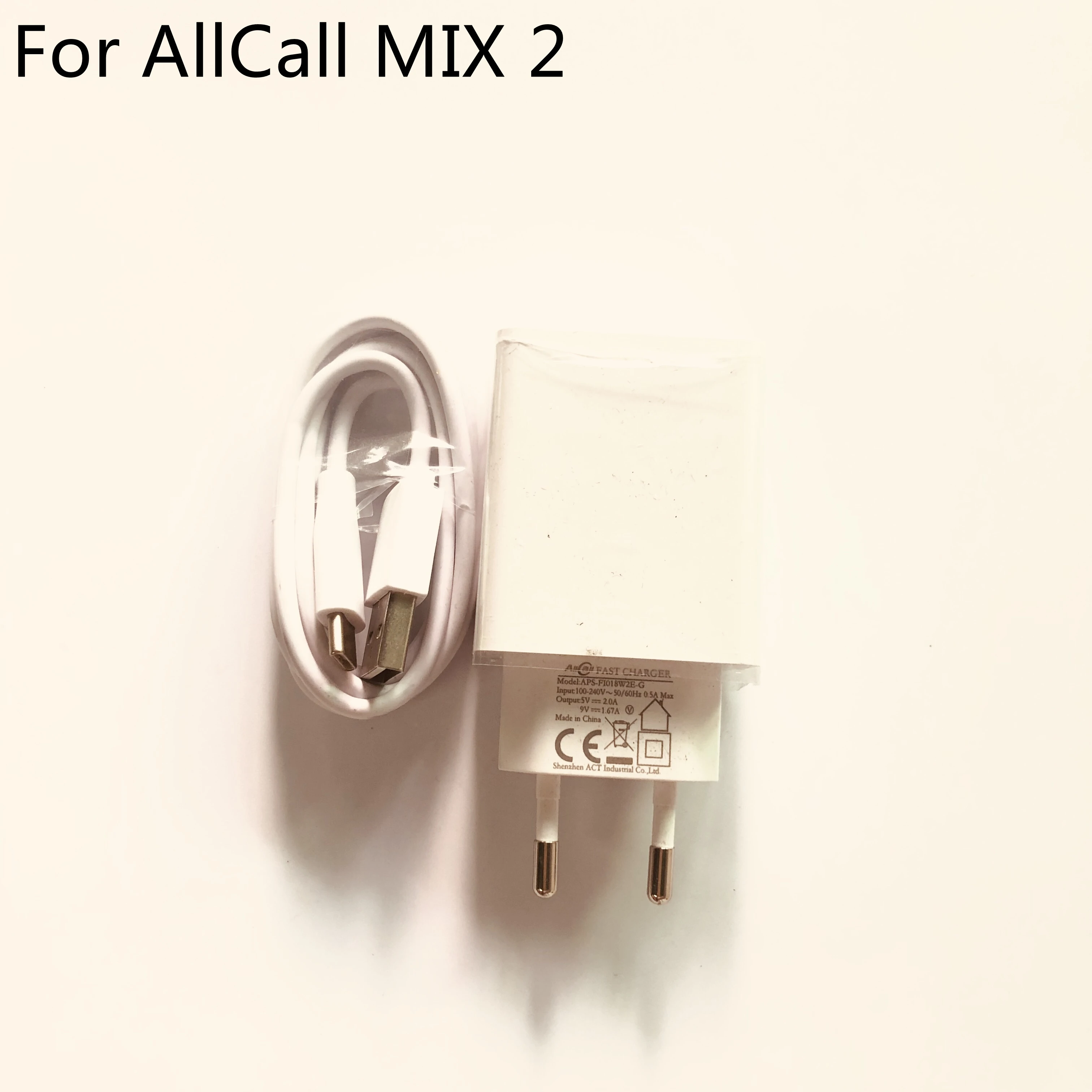 

New Original Travel Charger + Type-C Cable For AllCall MIX 2 MTK6763 5.99" 2160X1080 Smartphone