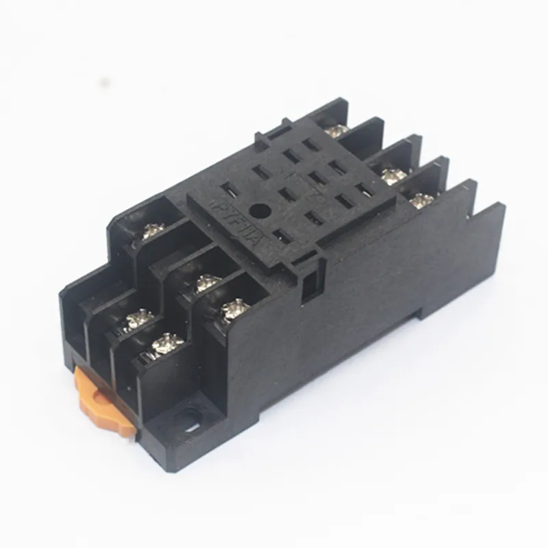 1set MY3 HH53P MY3NJ Micro Mini Coil Power Relay 11pin 3NO 3NC LED Lamp 5A AC 110V 220V with Socket 12V 24V