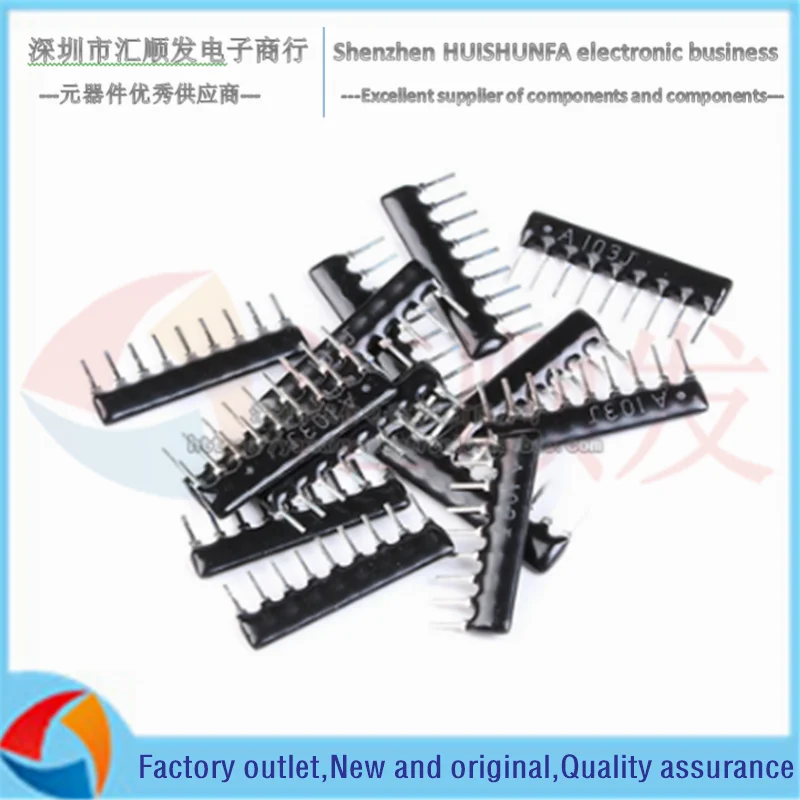 الأصلي الأصلي مستقيم التوصيل المقاومة A09-103JP 10K 9 قدم 1/8 واط دقة ± 5%