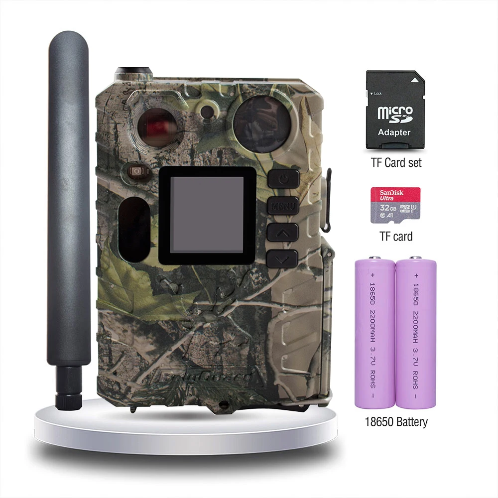 

Boly Batteries TF Card Included 4G Wireless 940nm Black IR Night Vision Invisible Hunting Trail Camera Motion Sharp Technology