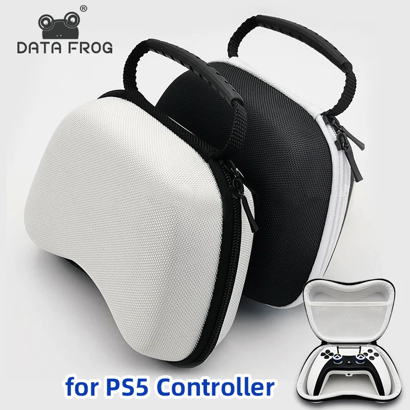 Data Frog EVA Hard Protective Case for PS5/PS4 Gamepad Travel Portable Storage Bag for Switch Pro/PS3/Xbox One 360/Xbox Series X