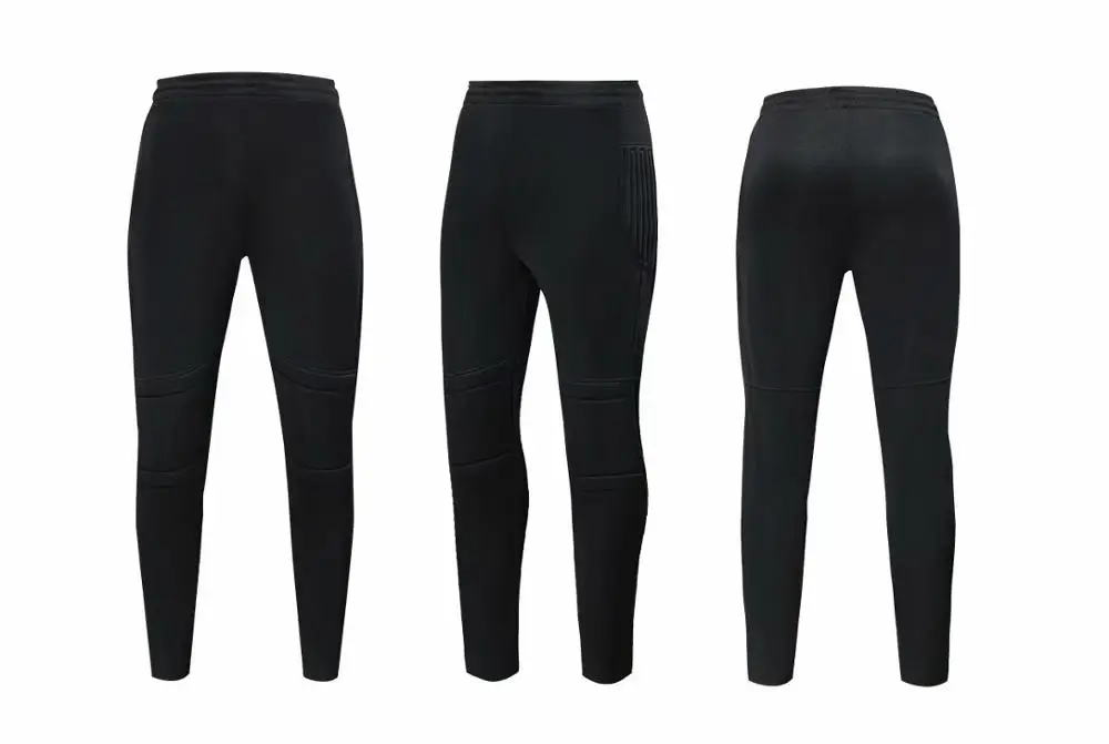Youth Goalkeeper Soccer Jerseys Kit Adult Goalkeeper Football Uniform Sponge Protection padded Goalie Shirts Pants & Shorts