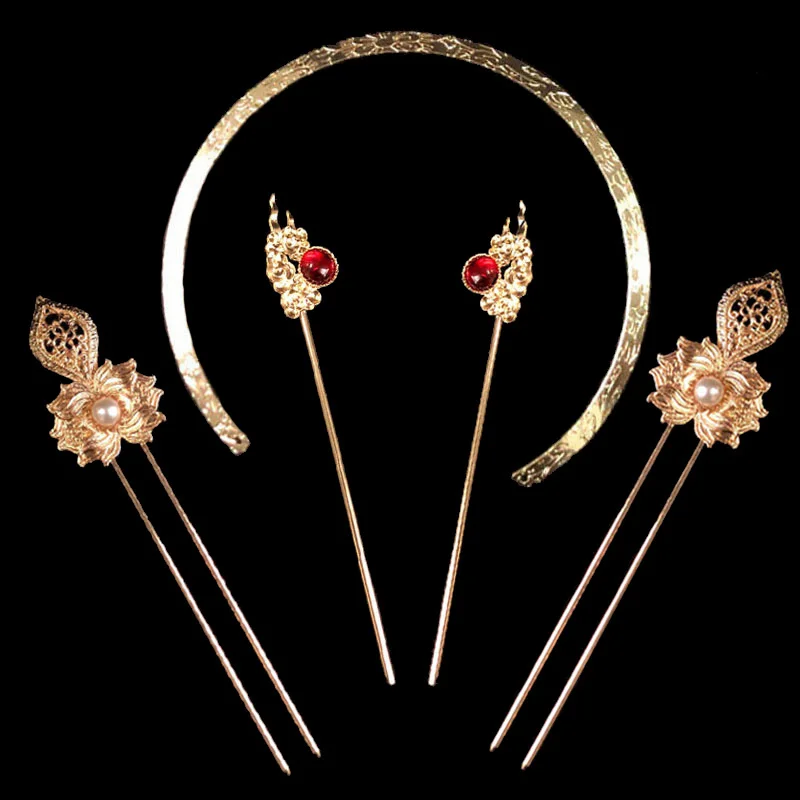 

Handwork Classical Hanfu Antiquity Hair Clip Sets Women Girls Cosplay Hair Accessories Hair Stick Hair Ornaments