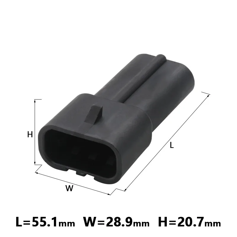 1/5/10sets Dj70232y-6.3-11/21 electronic fan plug 2-hole harness connector 12034269