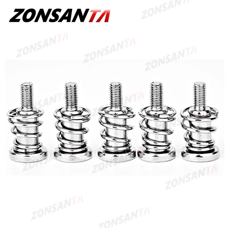 ZONSANTA 10/30pcs M2 M2.5 M3 Springs กราฟิกการ์ดสกรูคอมพิวเตอร์ CPU เมนบอร์ดหม้อน้ําสลักเกลียว DIY Phillips ขั้นตอนสกรู