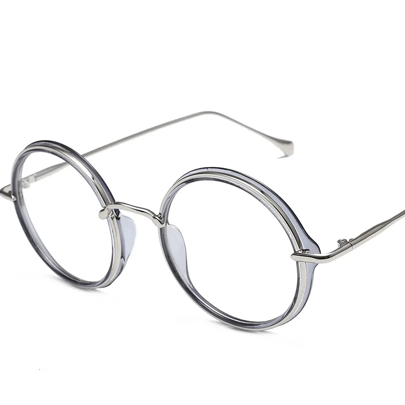 Logorela-Gafas de aleación ultraligeras para hombre y mujer, anteojos con montura óptica Retro, graduadas, redondas, Vintage, 9059