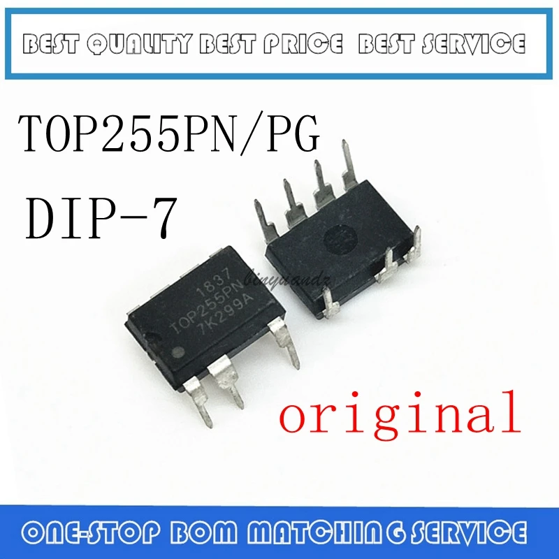 

20PCS/LOT TOP255PN TOP255PG TOP255P TOP255 DIP-7 NEW Best quality