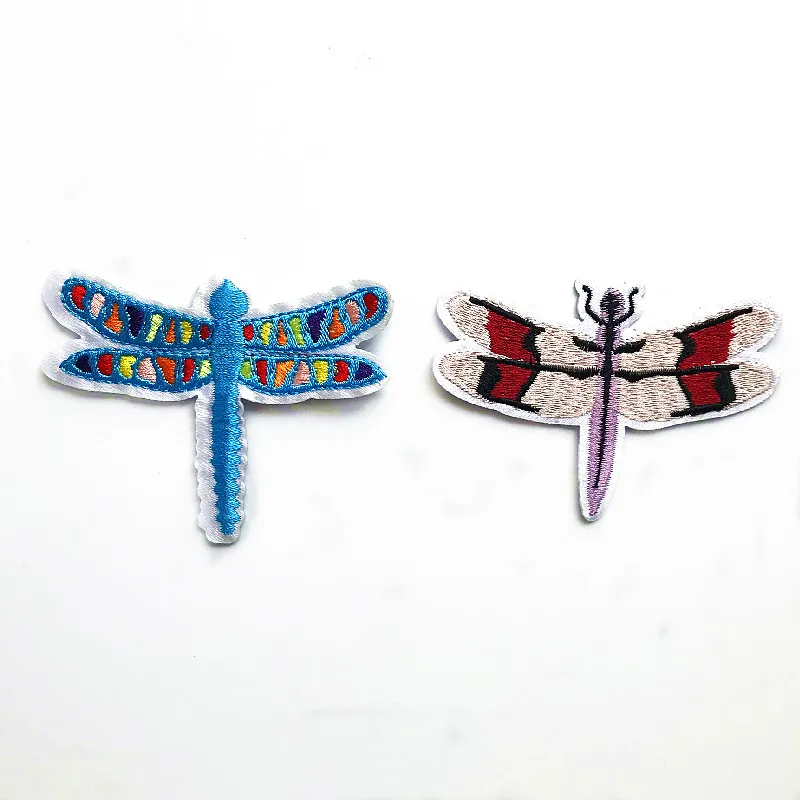 Beautiful Dragonfly Butterfly Patch Embroidered Patches Individuality clothes decorate clothes DIY