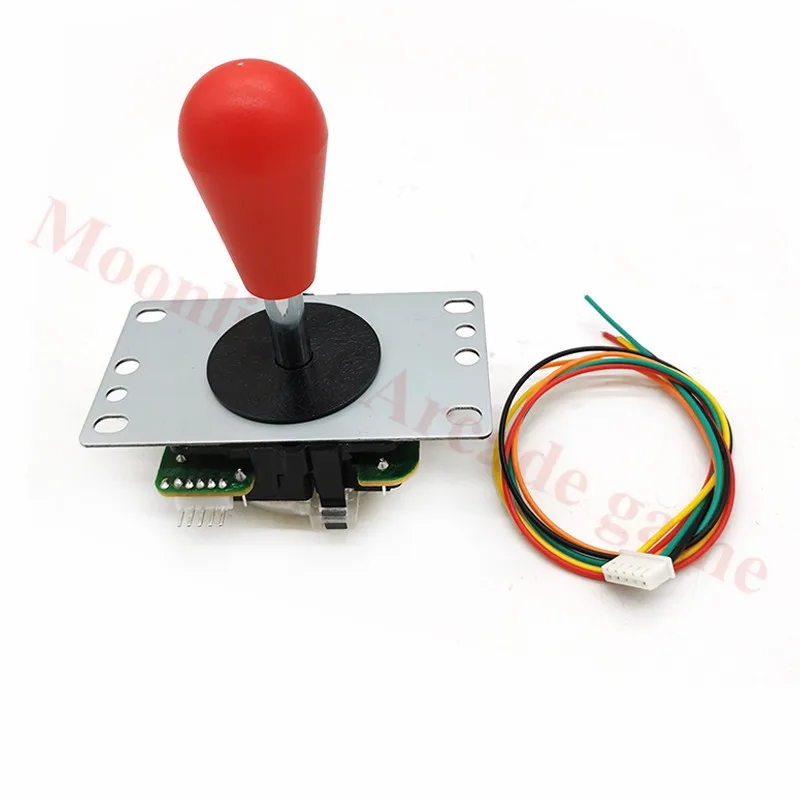 

1PC Copy Sanwa Joystick JLF -TP-8YT Fighting rocker with Oval topball and 5pin wire Jamma arcade DIY Zero Control DIY PC PS3