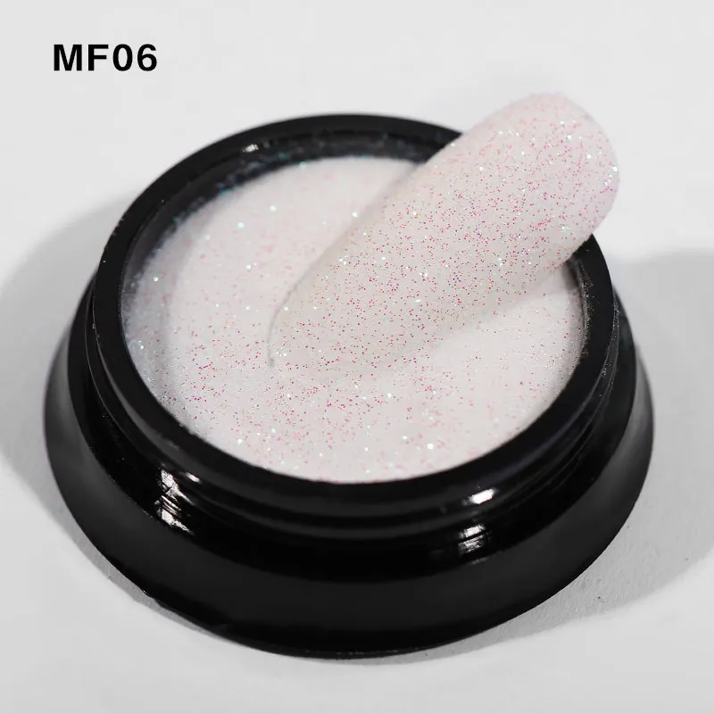 Glänzendes Puder, Pailletten, Glitzer, Nagelkunst-Dekorationen, laserleuchtendes Pigmentstaub für Maniküre - 1 Box – Detail 6