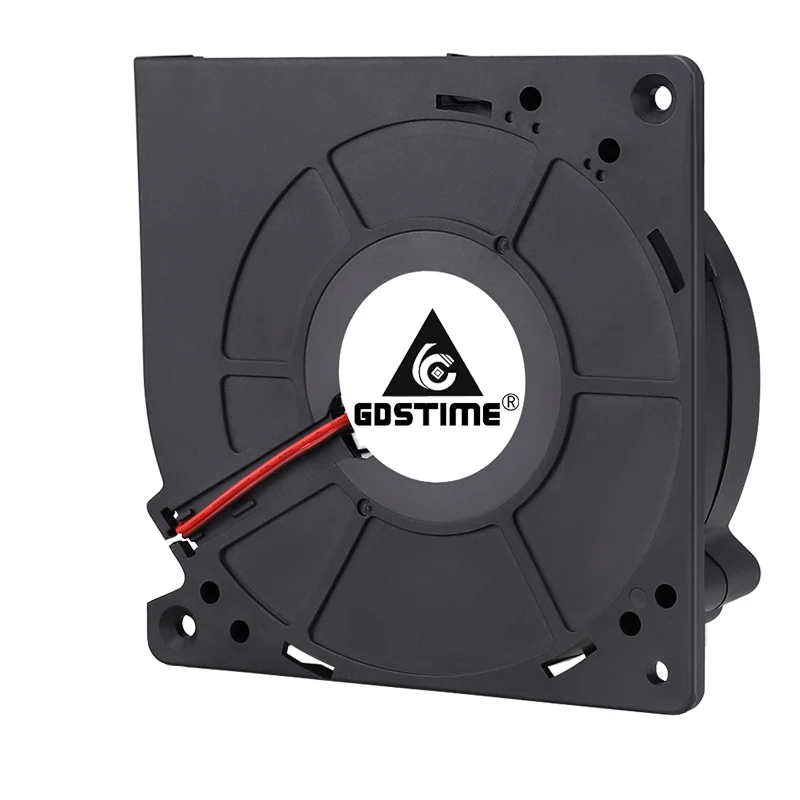 Gdstime 듀얼 볼 산업용 휴대용 송풍기, 터보 쿨러 팬, DC 5V, 12V, 24V, 48V, 120x120x32mm, 120mm, 12032B, 12cm, 1 개
