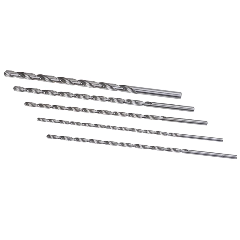 Broca helicoidal HSS de 4-8mm, broca extralarga de 200mm, vástago recto para herramientas eléctricas de plástico y Metal, herramienta de perforación de Metal y madera, 1 ud.
