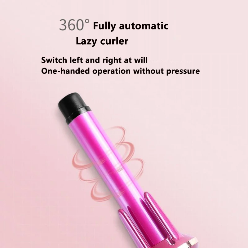 Automatic Hair Curler Stick Professional Rotating Curling Iron Ceramic Roll Curling Negative Ion Hair Care Roller Hairdressing P