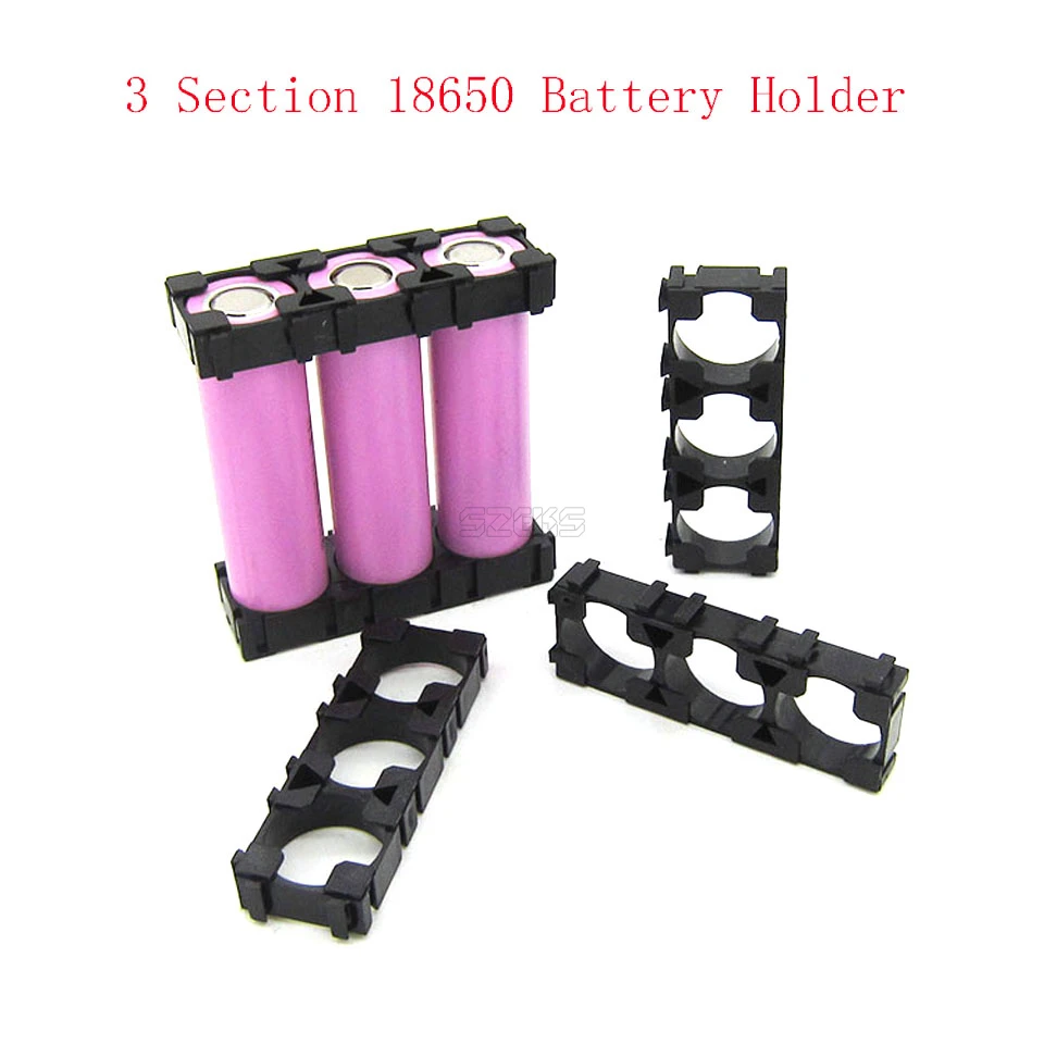 18650 Battery Bracket Spacer Radiating 18650 Battery Holder Bracket Electric Car Bike Toy 1*3 DIY