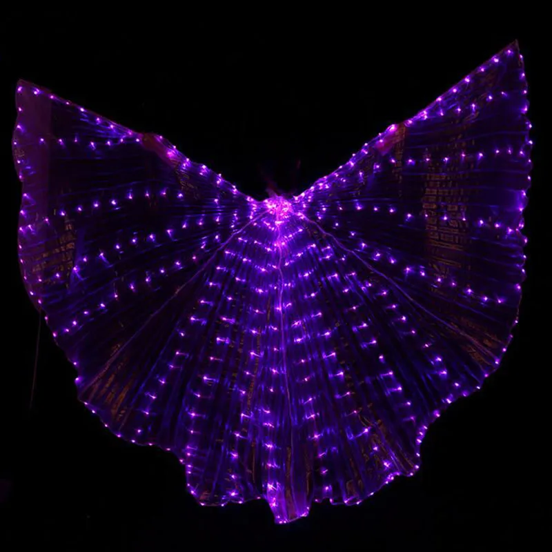 Sexy Stage Show Wing Belly dance LED Isis Wings Nice Oriental Dance Accessory LED Wings