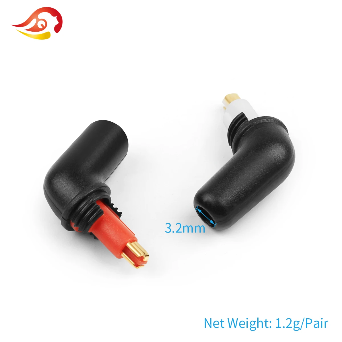 QYFANG Gold Plated Copper Earphone Pin Bend Plug Wire Connector Metal Adapter For MDR EX1000/800/600/7550 EXK HiFi Headphone - Image 6