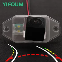 AHD Fisheye Dynamic Trajectory Car Rear View Camera For Toyota Land Cruiser Prado 90 2700 3400 4000 120 80 Series/FJ Cruiser