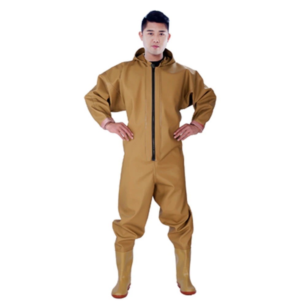 

1mmWhole-body One-piece Fly Fishing Wader Suit Outdoor Warm Waterproof Overall Hunting Waders Breathable Stocking Foot Men Women