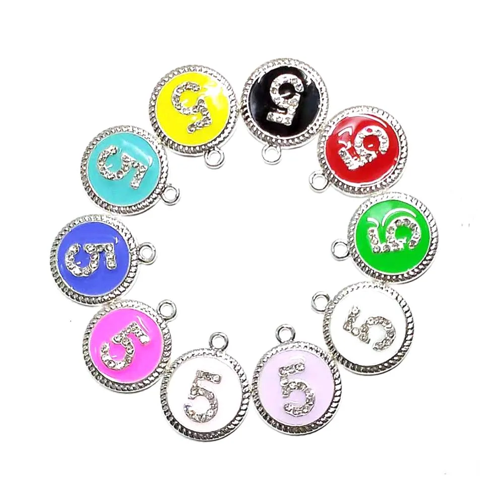 

30pcs number 5 charms for women DIY jewelry accessories P16