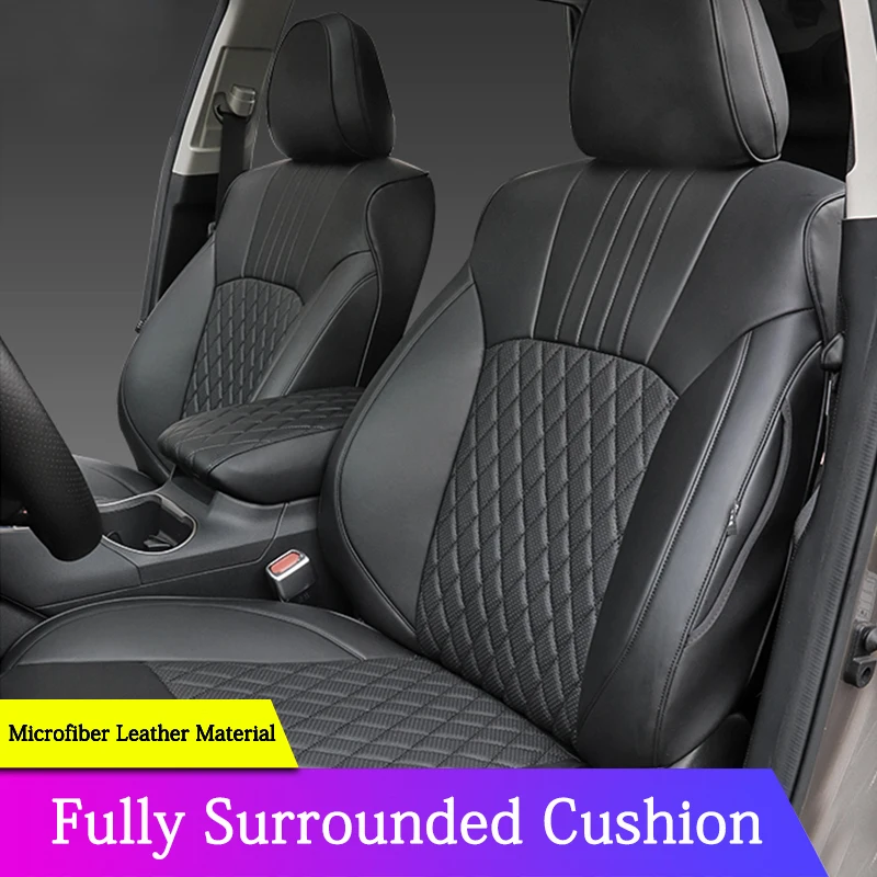 QHCP Microfiber Leather Car Seat Cover Full Surrounded Automotive Seats Cushion Comfortable For Subaru Outback 2021 Accessories