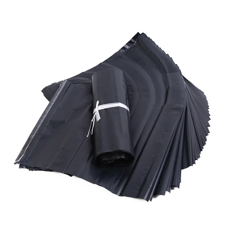 100pcs Black Smooth New PE Plastic Poly Storage Bag  Envelope Mailing Bags Self Adhesive Seal Plastic Pouch Shipping Bags Mailer