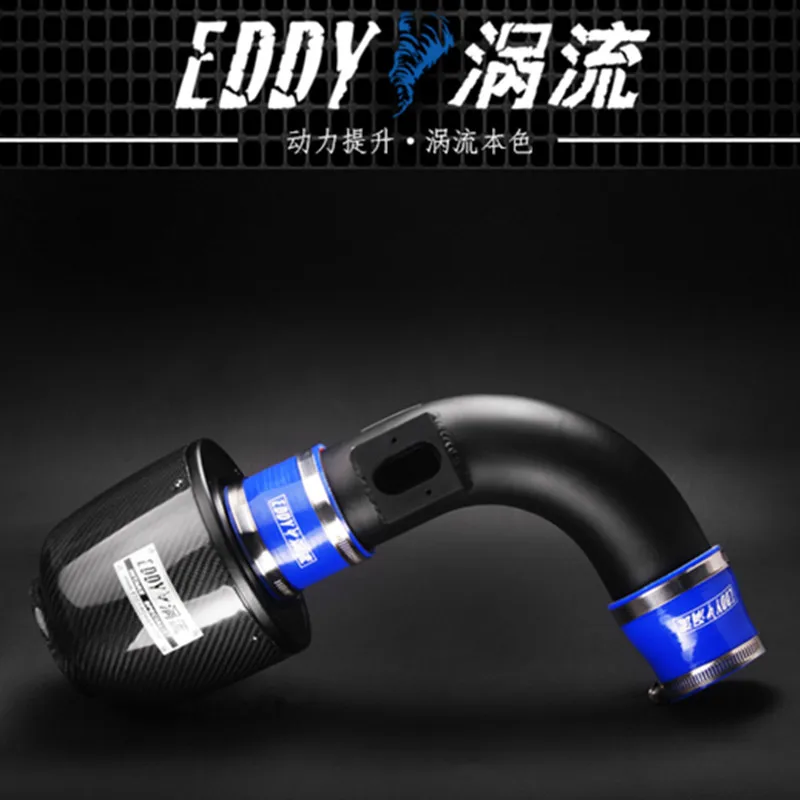 EDDY Intake System Air Intake Pipe & Carbon Fiber Air Filter for Chevrolet Cruze 1.6 / 1.8 2011 2012 2013 2014 Car Engine Parts