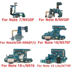 Charging Port for Samsung Galaxy Note 7 8 9 10 Lite Note10 Plus USB Charge Board PCB Dock Connector Flex Spare Parts