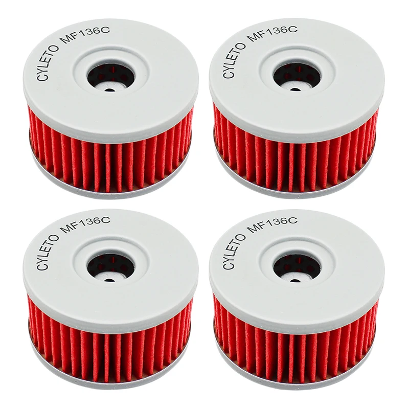 1/2/4 pcs Motorcycle Oil Filter For Suzuki GN250 GN400 GN 250 400 GZ250 Marauder GZ 250 SG350  SP250 SP400 VL125LC Intruder 125