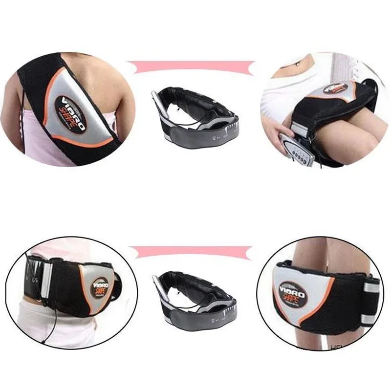 Health Care Men Slimming Women Belt Fat Burning Waist Foot Massage Slimming Belt Electric Massager Bback Vibrating Modelling Tak