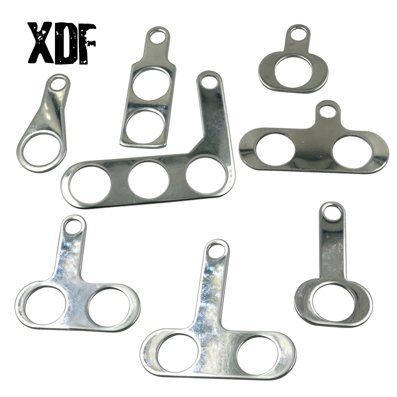 

12V Stainless Steel LED Motorcycle Switch ON-OFF Handlebar Adjustable Mount Waterproof Switches Button Fog Light Warning Light