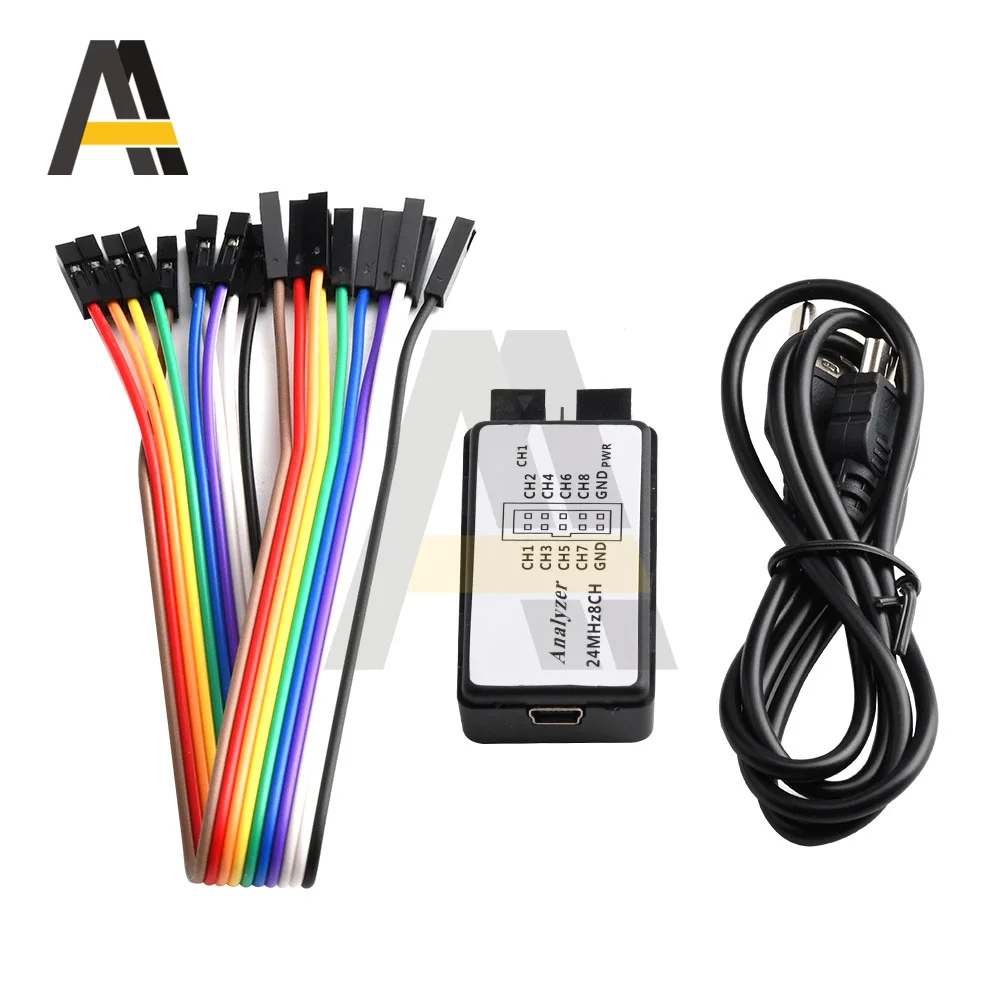 Imagem -04 - Analisador Lógico do Usb 24mhz Canais 24m Segundos Analisador Lógico Depurador para o Braço Fpga Lógica Analisador Lógica Lógica 24m 8ch