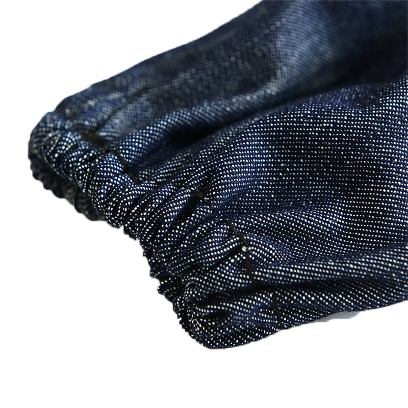 38*19cm Cotton Denim Oversleeves Labor Protection Sleeve Thin Summer Use Workers Men Women Gray Blue