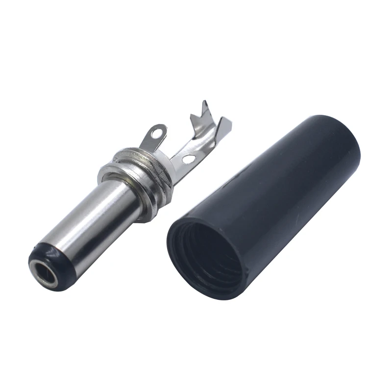 5Pcs Circular Tube 2.1/2.5MM 3.5*1.35mm DC Plug Male For DC-022 DC-005 DC Electrical Socket Outlet 5.5X2.1MM 5.5*2.5MM