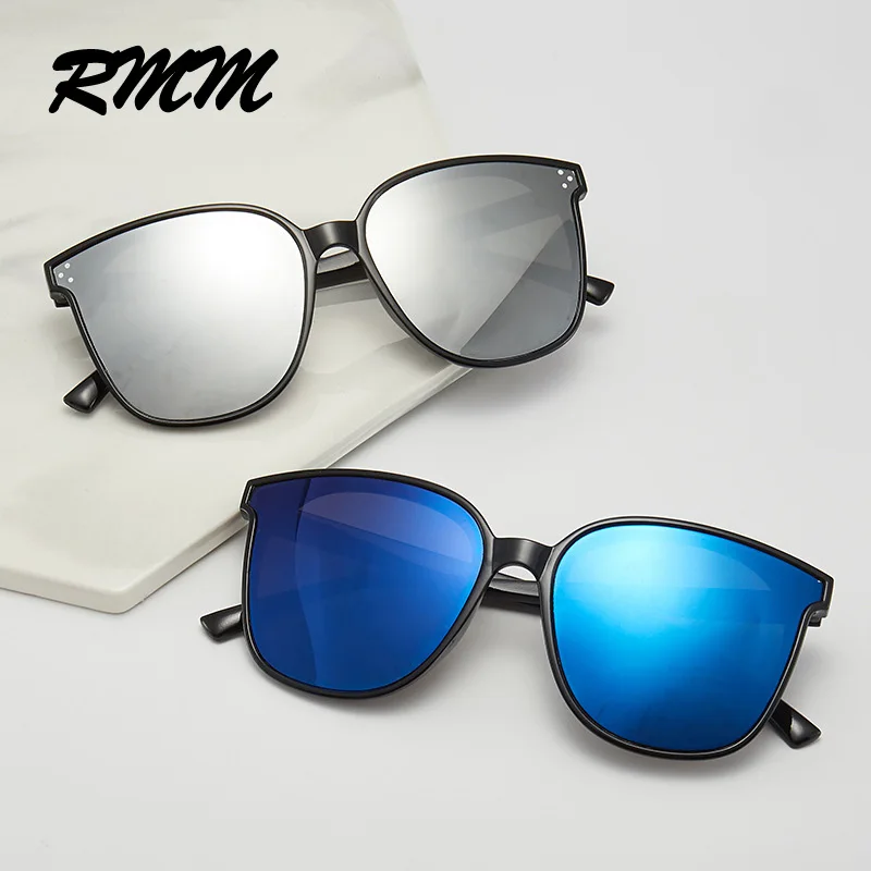 RMM Unisex big frame square Sunglasses For male Hip hop Sunglasses Retro Square cat eye female Sunglasses for women men