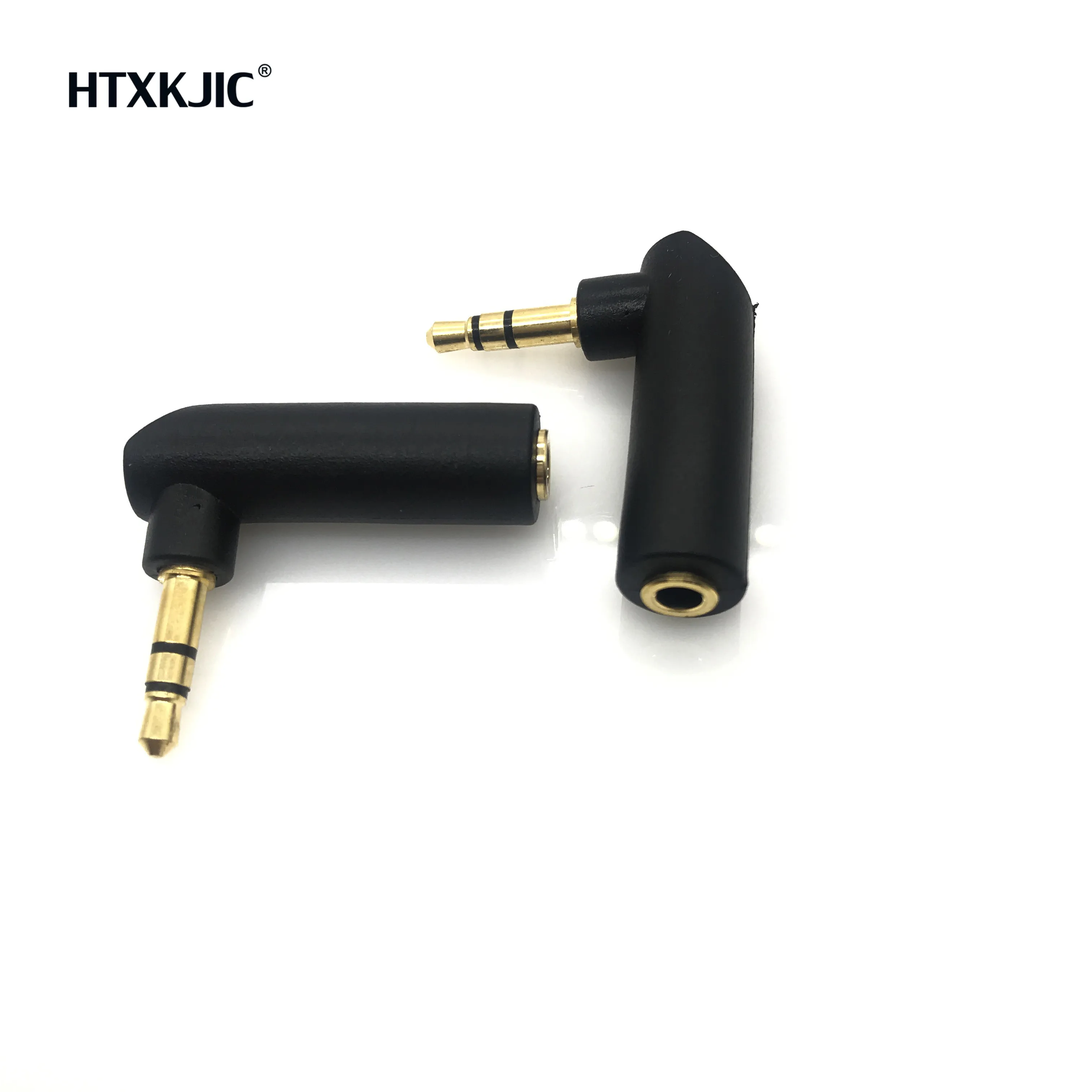 90 Gradi a Destra Ad Angolo di 3.5 Millimetri Maschio a Femmina Audio Adattatore Del Convertitore Del Connettore di Tipo L Stereo Auricolare Microfono Spina Martinetti
