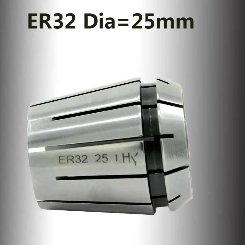 1pcs ER 32 ER32 Oversize 25mm Spring Collet Tool Collets Drill Chuck Arbors CNC Milling Lathe Cutter DIN 6499B