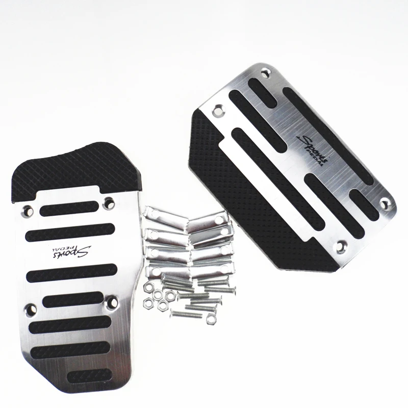 Aluminum alloy car anti-skid pedal accessories for Peugeot 206 207 208 301 307 308 407 2008 3008 4008