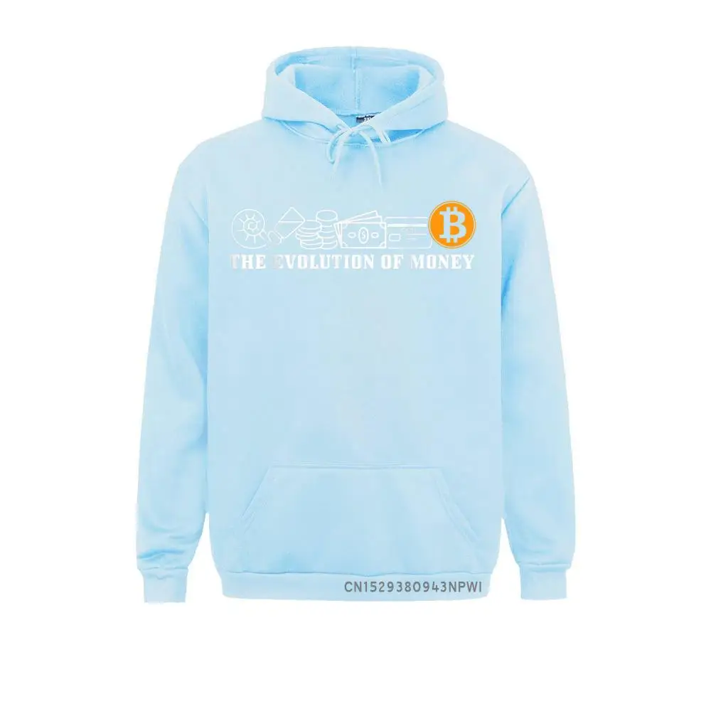 Bitcoin Evolution Of Money Crypto Trader BTC Investor Pullover Outdoor Hoodies New Arrival Men Sweatshirts Winter/Autumn