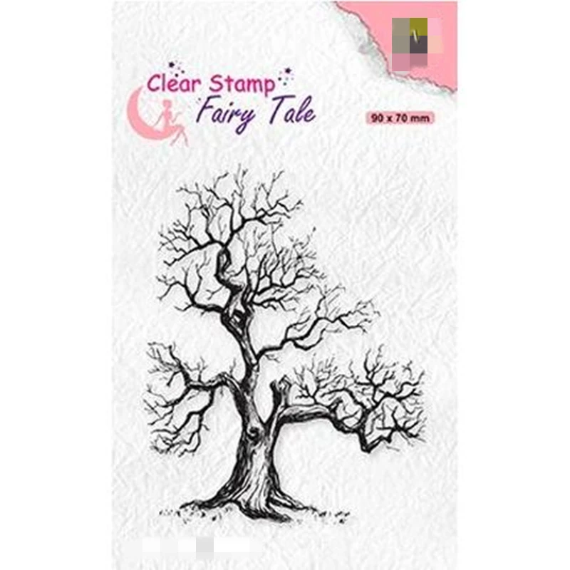 

2022 New Fairy Tale Elves Tree Transparent Clear Silicone Stamp/Seal for DIY Scrapbooking/photo album Decorative clear stamp