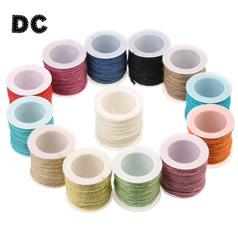 10 yard 2.5mm Colored Knitted Hemp Cord Rope fit Braided Bracelet DIY Jewelry Necklace Making Findings  14 colors